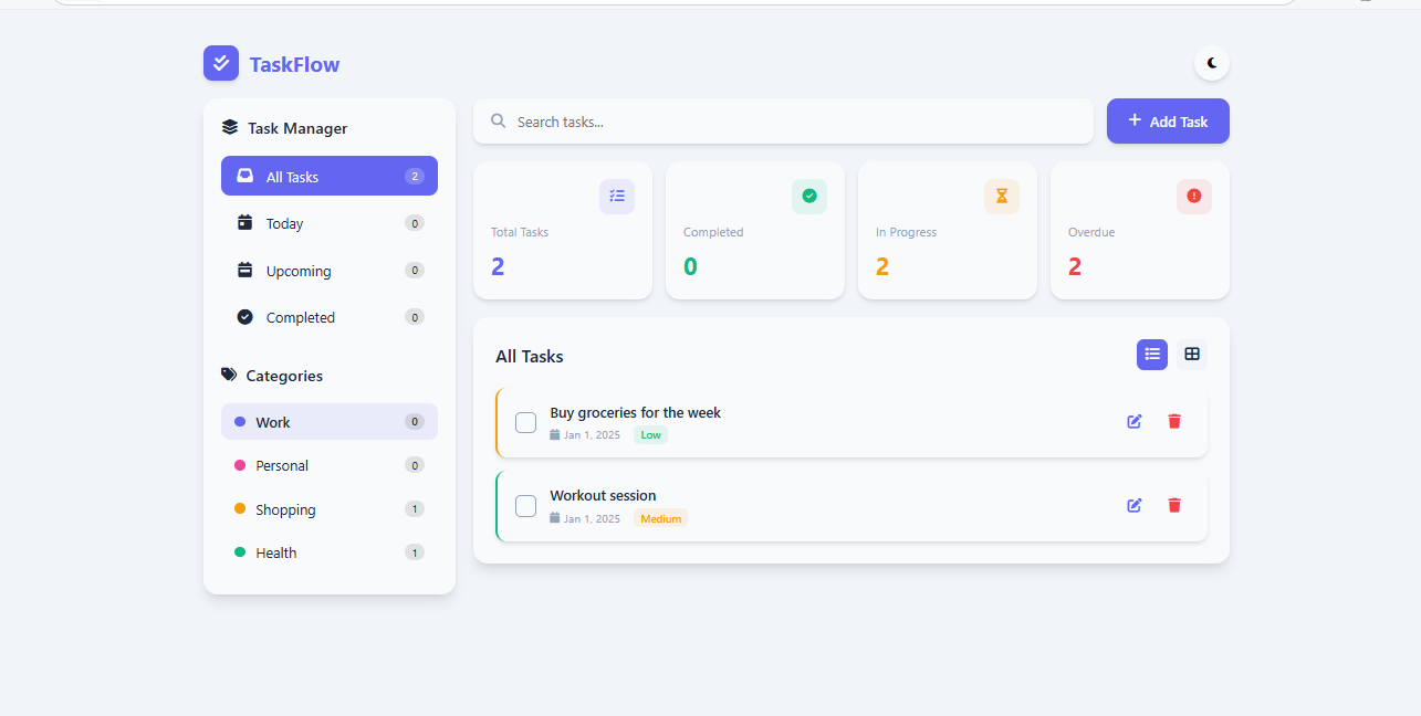 Modern Todo App